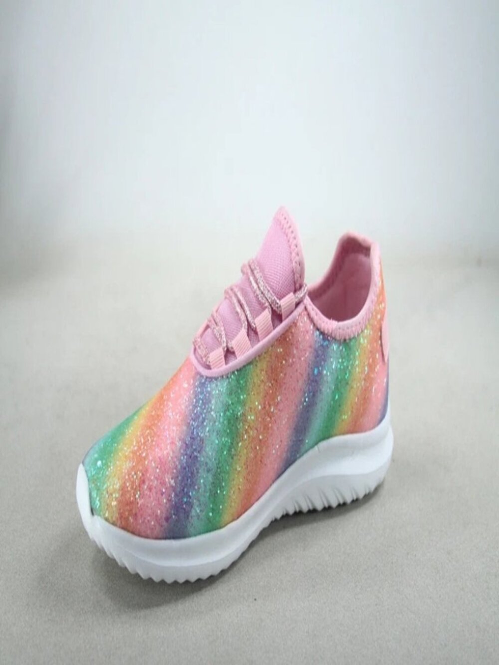 Women's Fashioin Glitter Sparkly Lightweight Metallic Tennis Sneaker Shoes